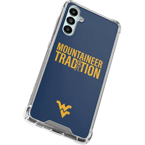 West Virginia University Climb Higher Galaxy A15 5G Clear Case